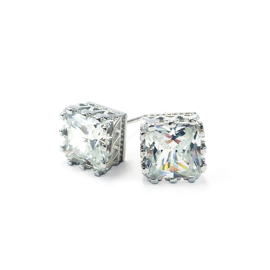 DIVA – CROWN CZ EARRING (CCR/CCQ) – C&L Jewelry