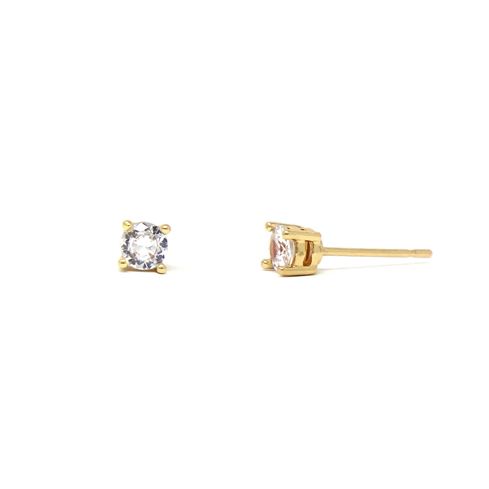 Manufacturer of Ladies 22k gold rodium plain earring -lpe138 | Jewelxy -  149193